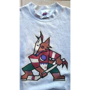 Phoenix Coyotes 90s JOY ATHLETIC sweatshirt kachina XL gray NHL hockey vintage